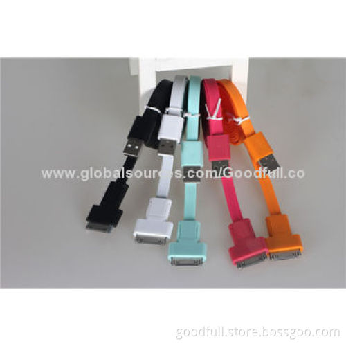 Wholesale 3-in-1 USB Cable for Mini Micro iPhone 4, with 100cm Length, Various Colors Available
